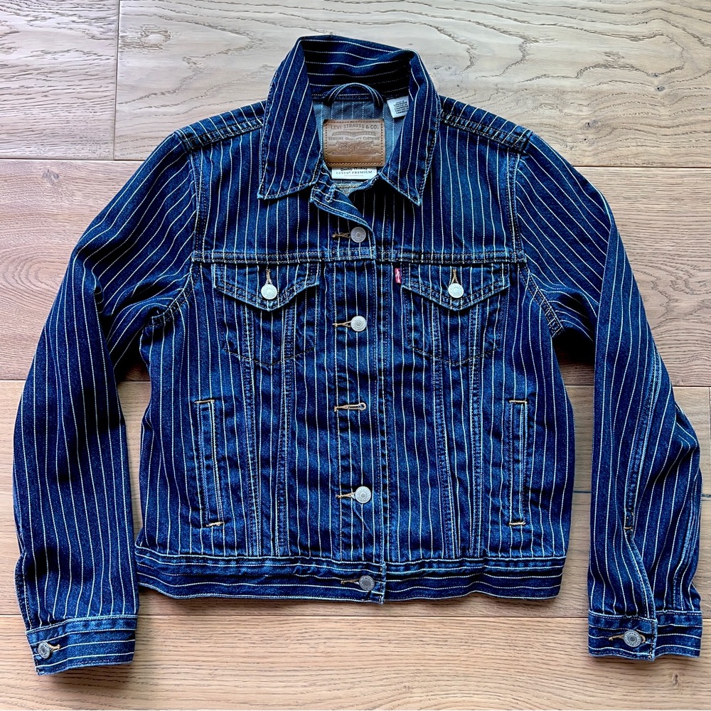 Levi's Original Trucker Denim Jacket - Stripe size Medium